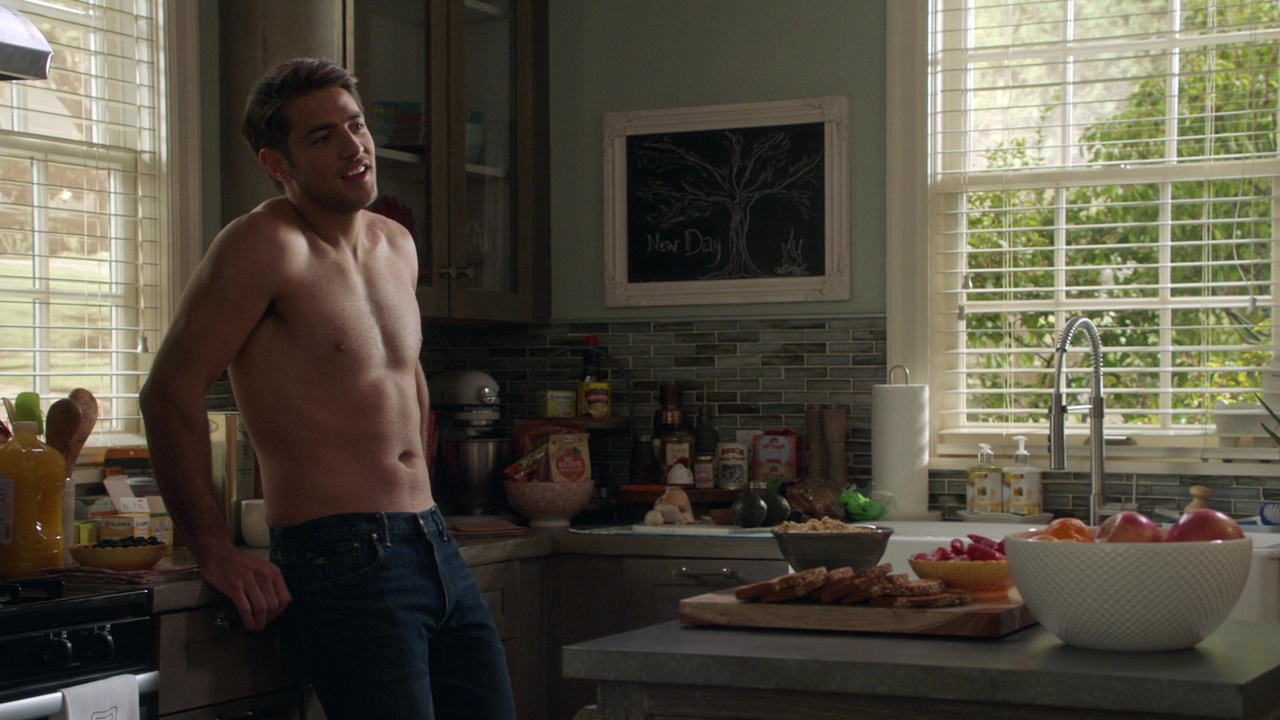 Alberto Frezza shirtless in Station 19 2-09 "I Fought The Law" .