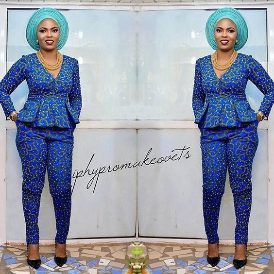 aso ebi jumpsuit styles