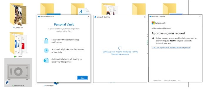 Bóveda personal OneDrive