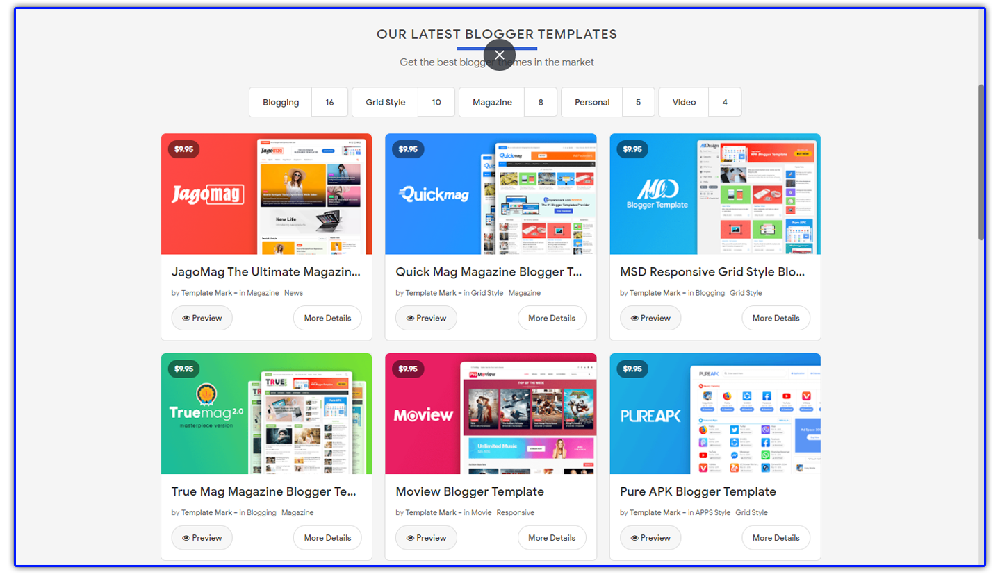 Top 10 Best Site for downloading Premium & Elegant Blogger Template For Free In 2022