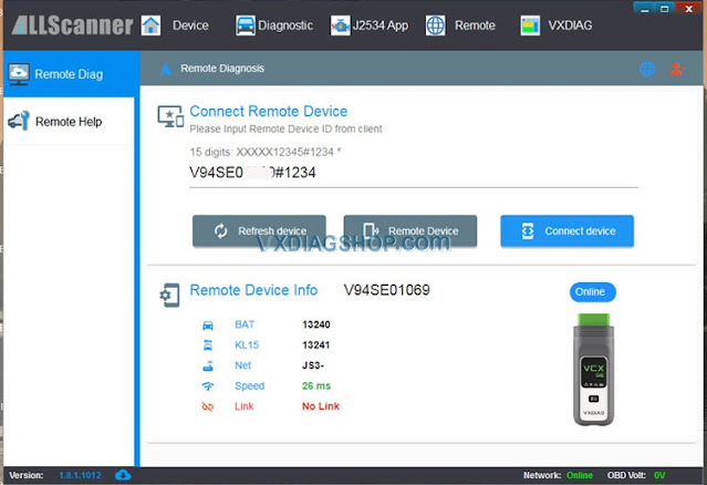 VXDIAG DoNET Diagnosis Adds Singapore VPN 2