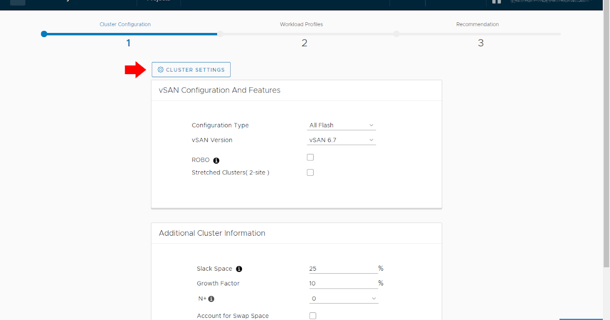 VSAN Ready Node Sizer VSAN Ready Node Sizer