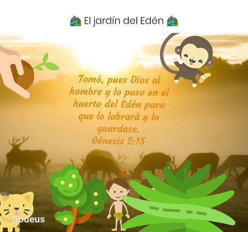 EL JARDÍN DEL EDÉN: HISTORIAS DE LA BIBLIA - Godeus
