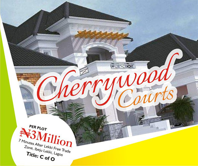 Cherry wood Courts #3 million per plot