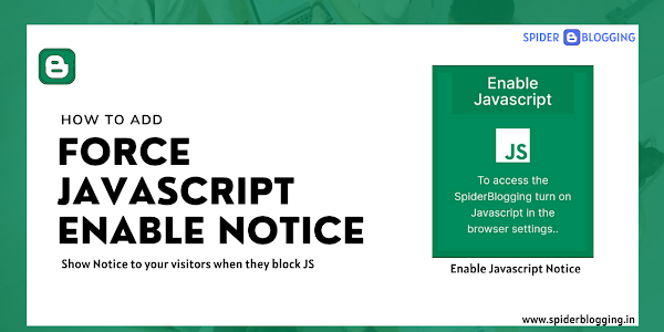 How to Force users to enable JavaScript in Browser | SpiderBlogging