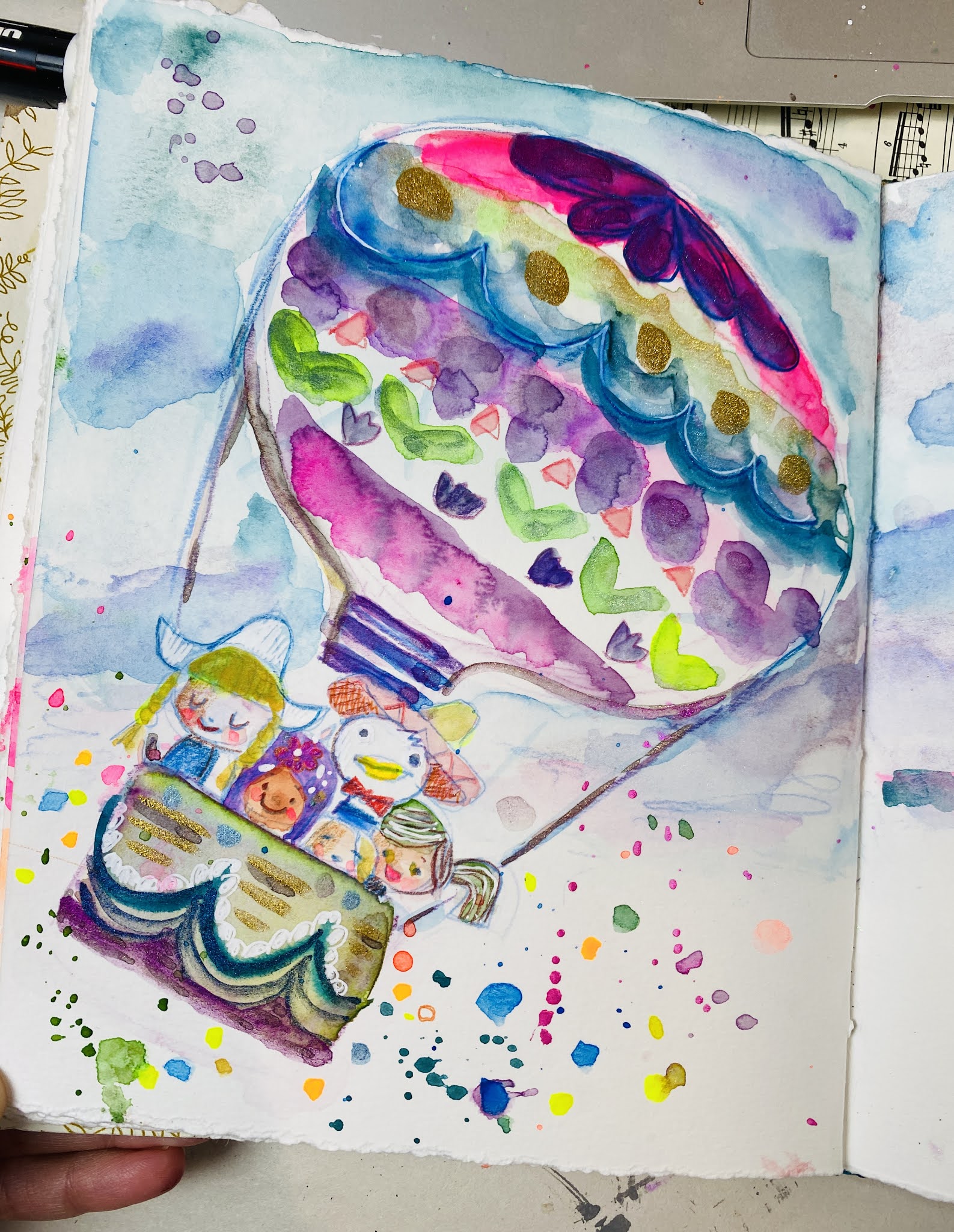 Mindy Lacefield Spring Art Journaling the Magic