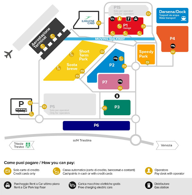 parcheggio aeroporto venezia