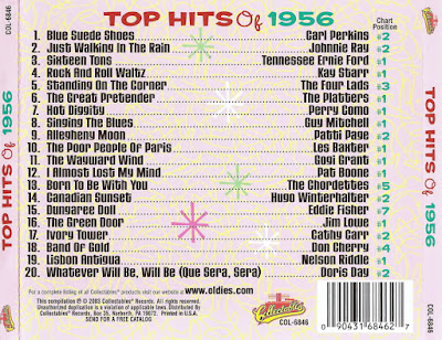 ENTRE MUSICA: TOP HITS OF THE FIFTIES - 1956 Varios artistas