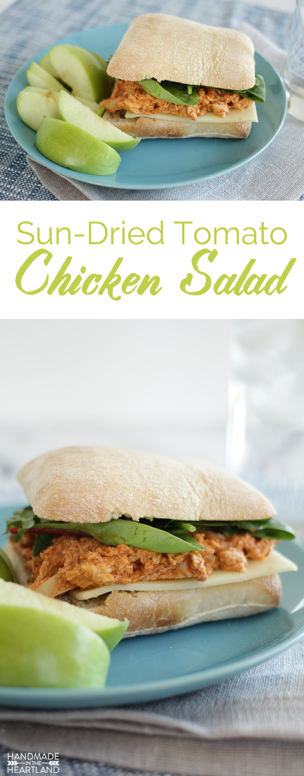 Sun-dried Tomato Chicken Salad Sandwich Sun-dried Tomato Chicken Salad Sandwich
