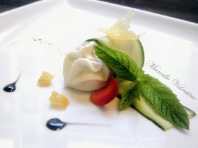 Involtino di zucchina con mousse di burrata...