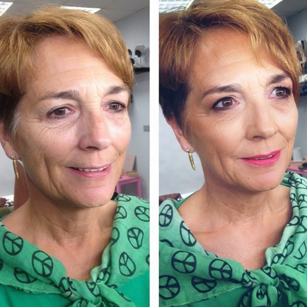 Traindo esposo porno carioca Auto maquiagem pele madura