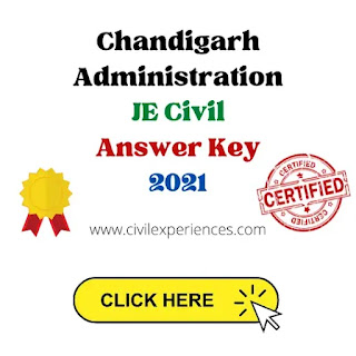 Chandigarh Je Answer Key Junior Engineer(Civil) | Chandigarh Administration Je Answer Key 2021 Chandigarh Je Answer Key Junior Engineer(Civil) | Chandigarh Administration Je Answer Key 2021