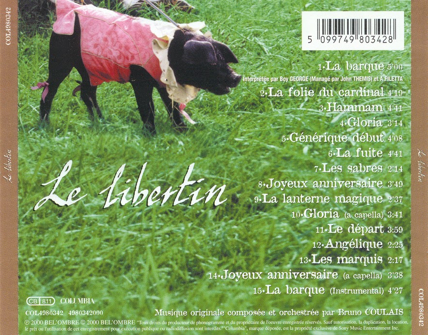 Le Libertin Gabriel Aghion Affiches - Photos d'exploitation - Bandes annonces: Le libertin (1999