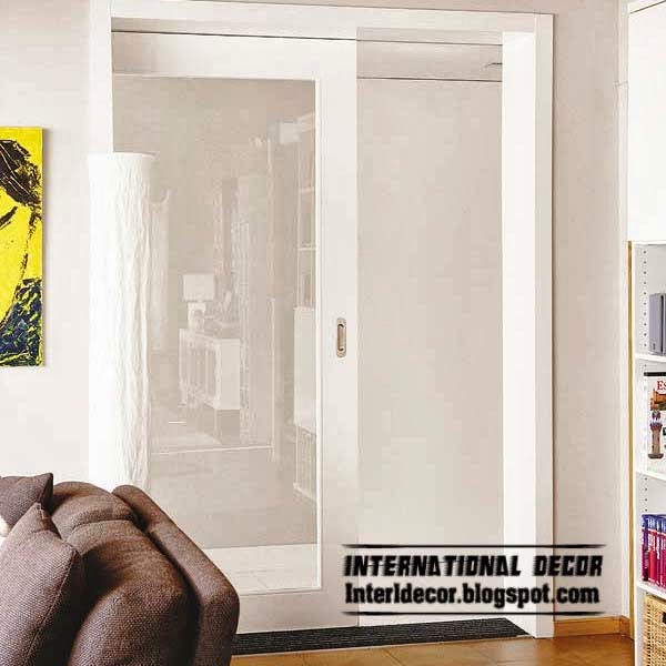 Sliding doors materials and structures in the modern style