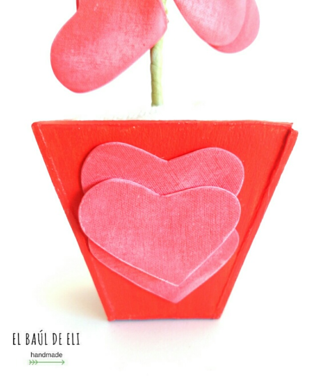 maceta, flor, gomaeva, DIY