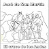 General Jose de San Martín Cruce de los Andes para niños recortar y armar