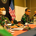 Dankodiklatad meninjau Final Planning Conference TNI AD - US Army dalam rangka penyiapan  gelar Latma Garuda Shield - 15/2021