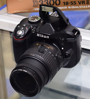 Jual Kamera DSLR Nikon D3300 Lensa Kit VR2 Fullset