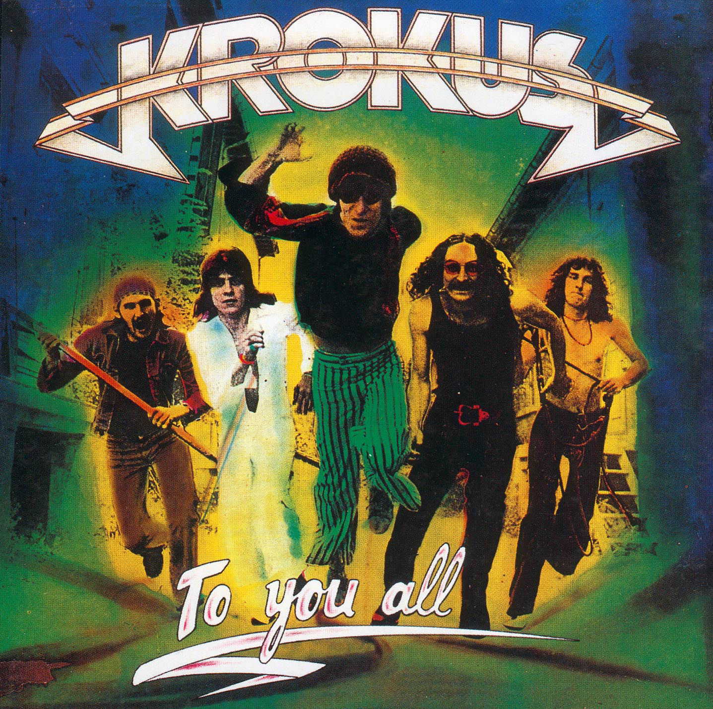 Альбом песен посвященный крокусу. Группа Krokus. Krokus группа 1980. Krokus to you all 1977. Krokus группа обложка.