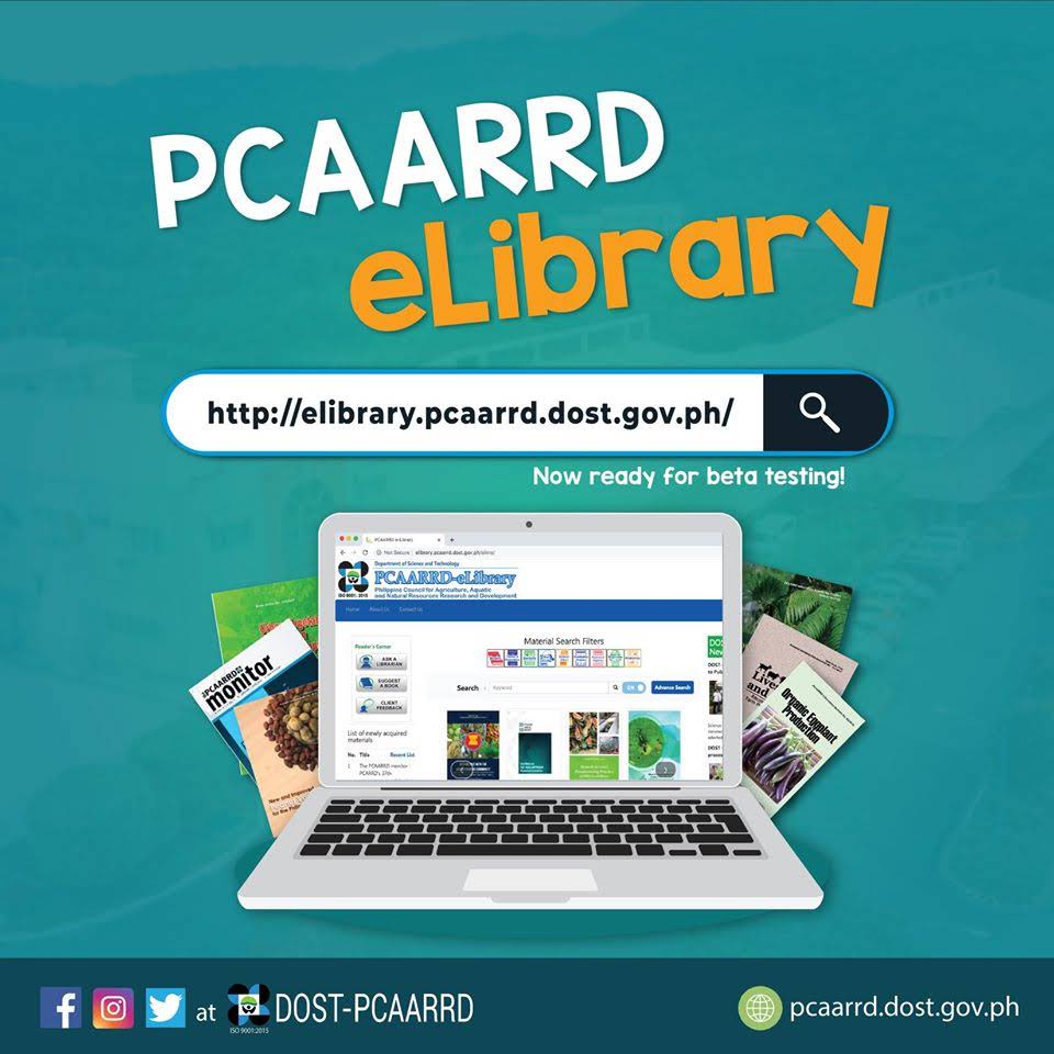 DOST PCAARRD elibrary - one of digital libraries in the Philippines