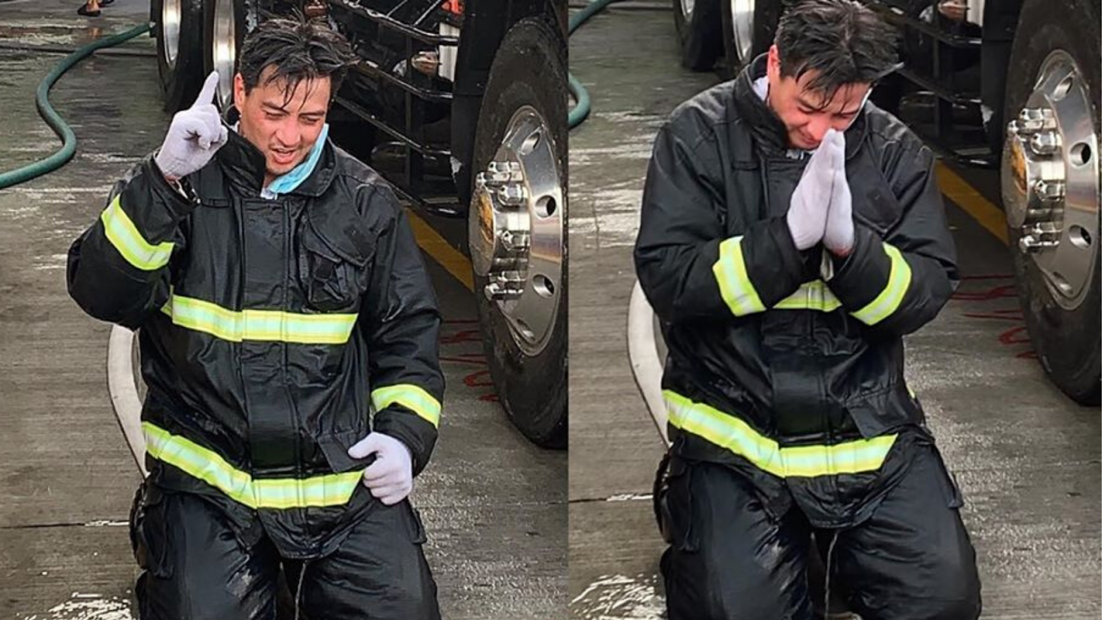 WENDELL RAMOS Receives FIREFIGHTER CERTIFICATION While GMA Show Still wendell-ramos-receives-firefighter-certification-while-gma-show-still