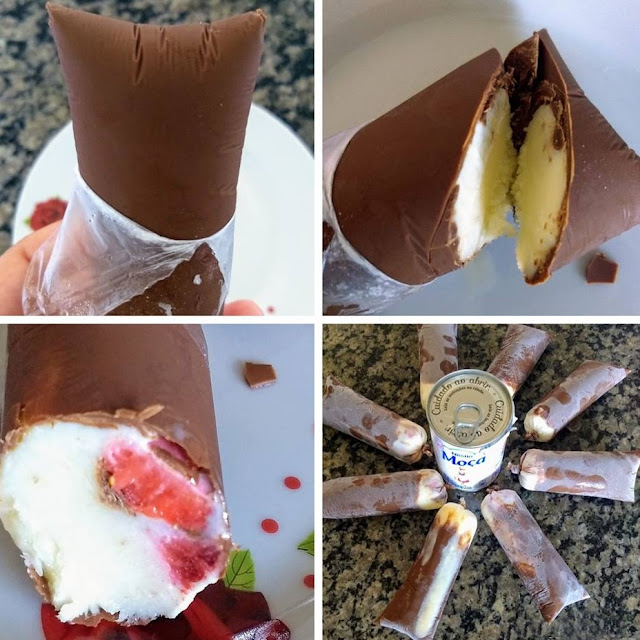 Geladinho gourmet coberto com chocolate - 3 sabores