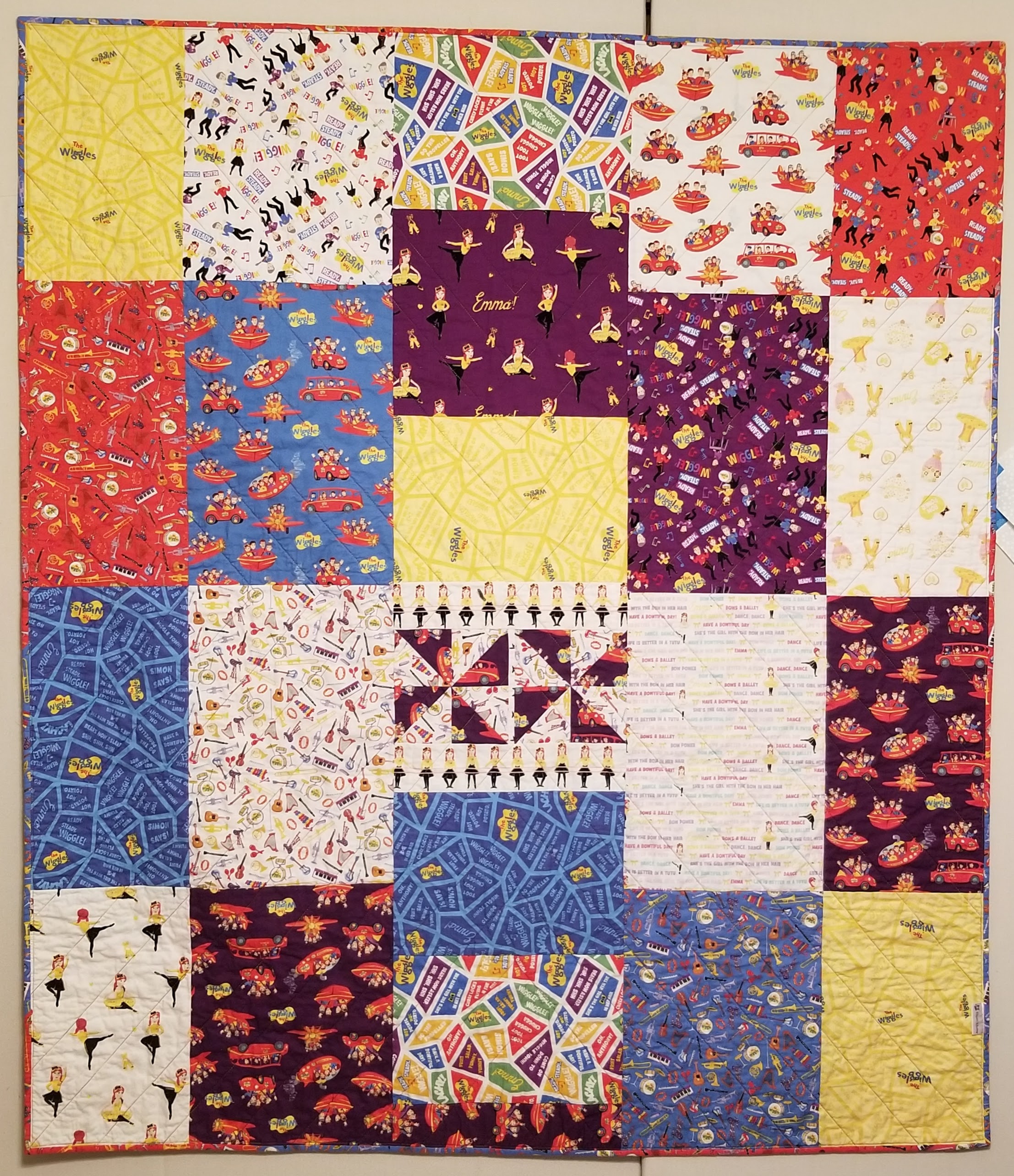Cheryl's Teapots2Quilting Wiggles Quilt