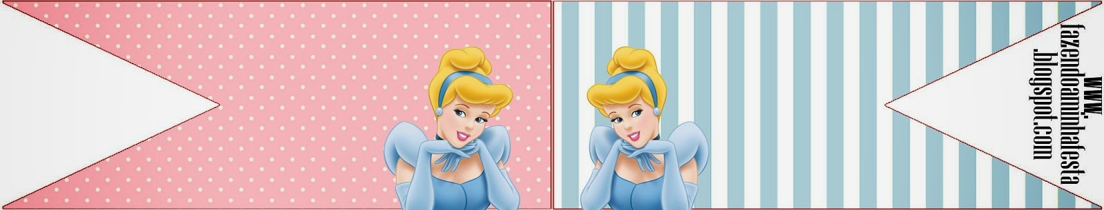 Cenicienta: Imprimibles, Imágenes y Fondos Gratis para Fiestas. Banderitas o toppers para cupcakes