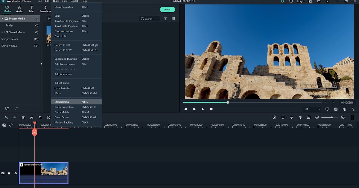 How to stabilize shaky footage using software Filmora and Movavi for video stabilization