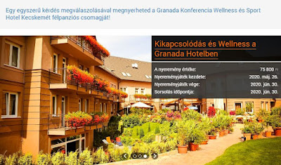 Szállás Granada Hotel Nyereményjáték