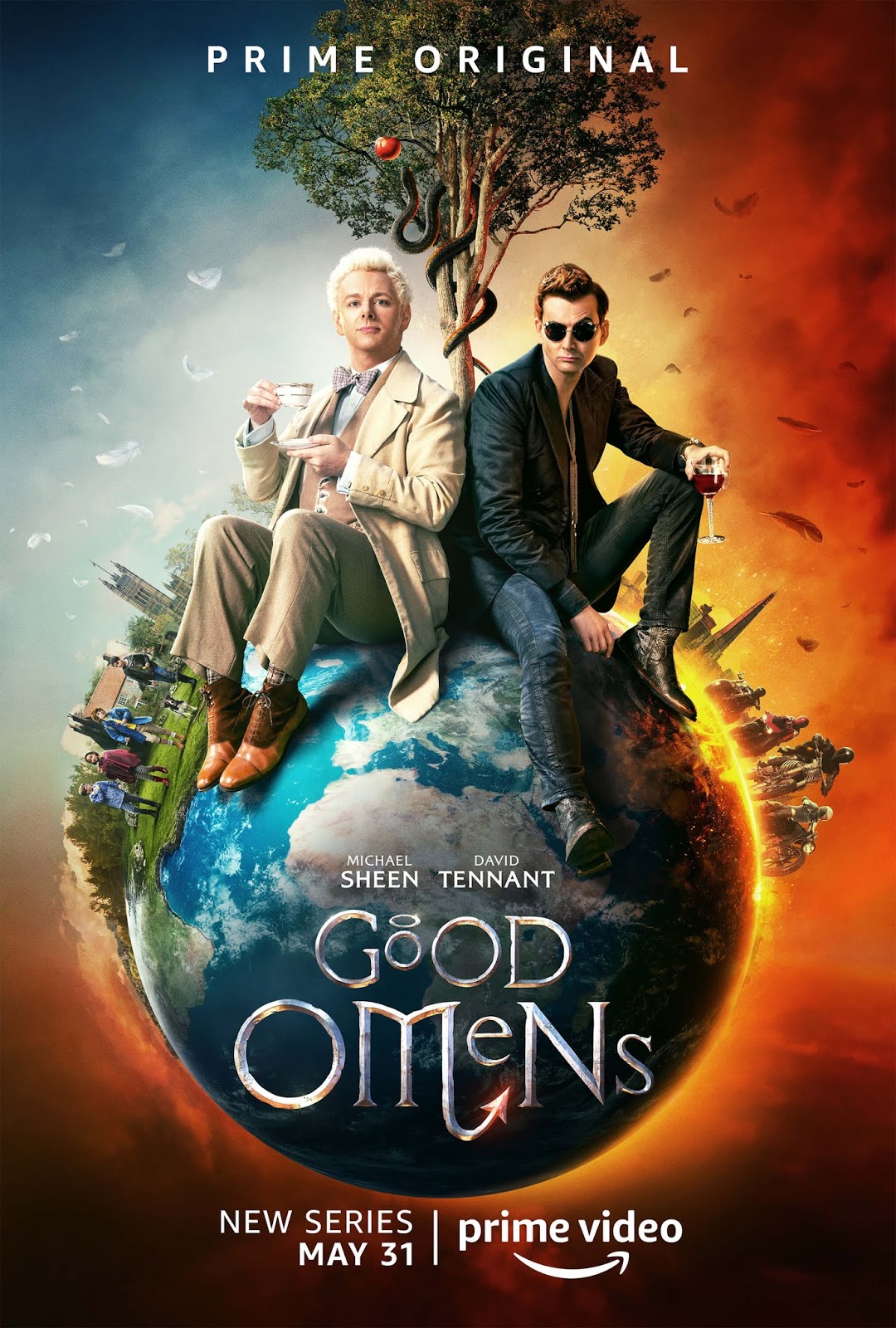 [Noticias] 'Good Omens', el ángel y el demonio llegarán a Prime Video en mayo
