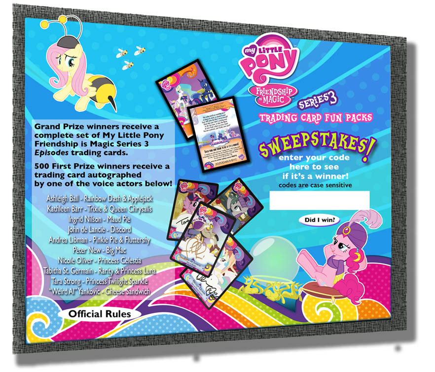 My Little Pony Trading Card Game Series 3 Sweepstakes