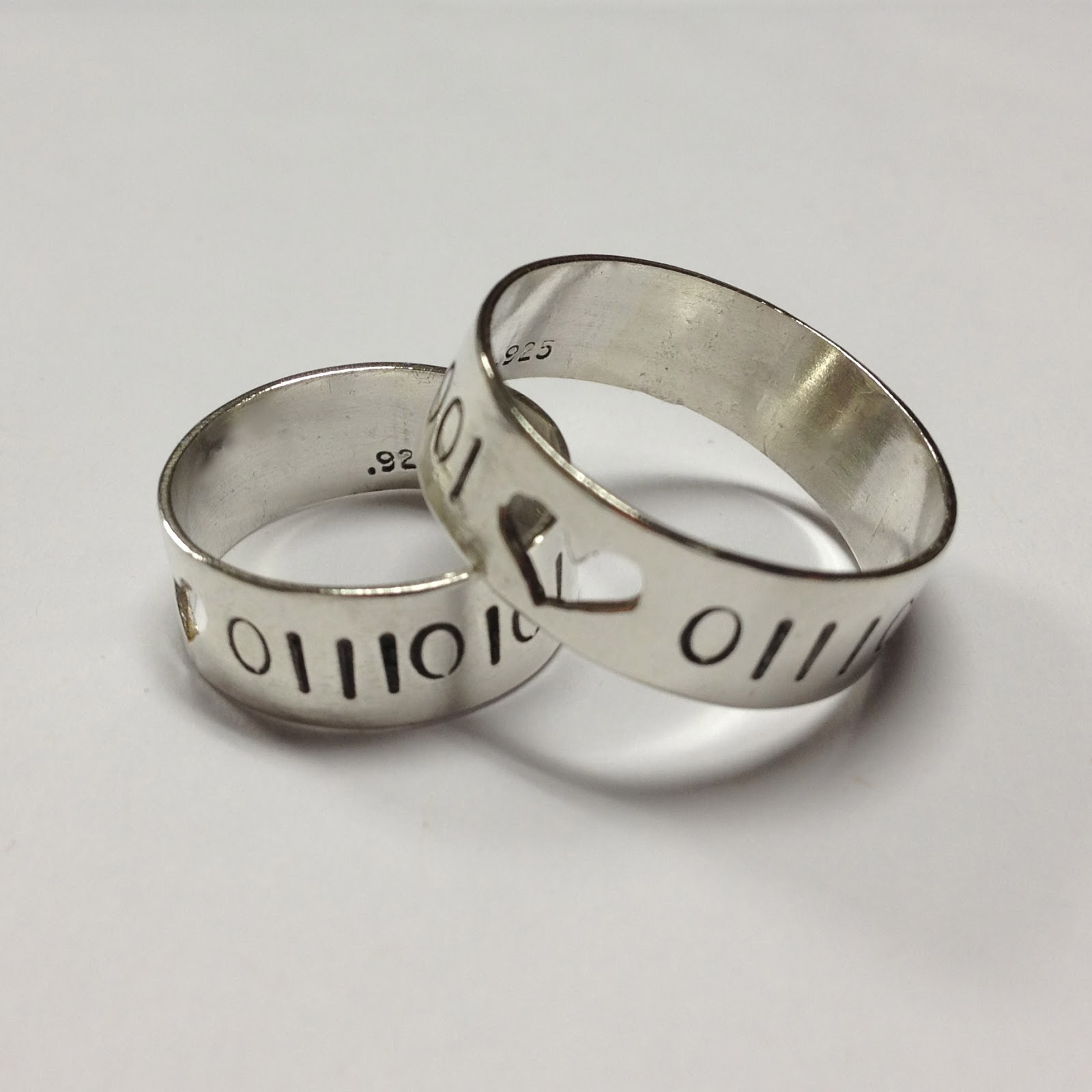 Lofted Designs :: Unique Handcrafted Jewelry: Geek Love - Custom Binary ...