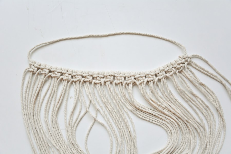 Primera fila de nudos