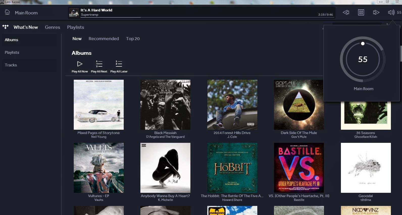 Lossless streaming from the UpNp (24/192), Airplay, Songcast