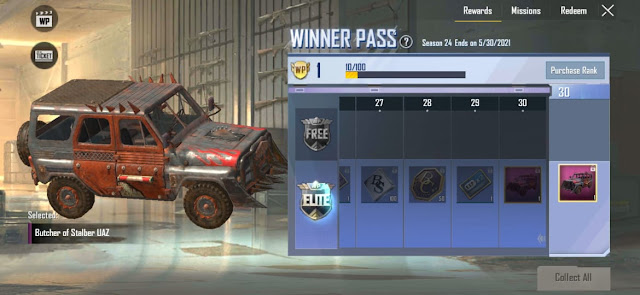 PUBG Mobile Lite WP Season 24 out check 1 to 30 rewards PUBG Mobile Lite WP Season 24 out check 1 to 30 rewards
