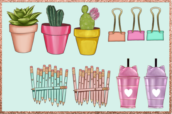 Arts & Crafts Clipart Set Graphic