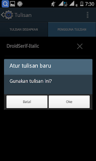 Cara Menggganti Font Android dengan mudah