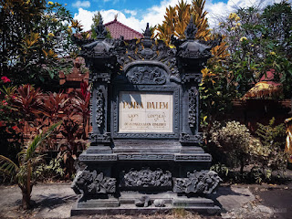 Balinese Building And Carving Board Style Of Pura Dalem Or Dalem Temple At Ringdikit Village North Bali Indonesia