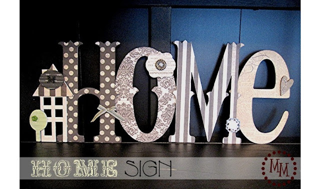HOME Sign - The Scrap Shoppe