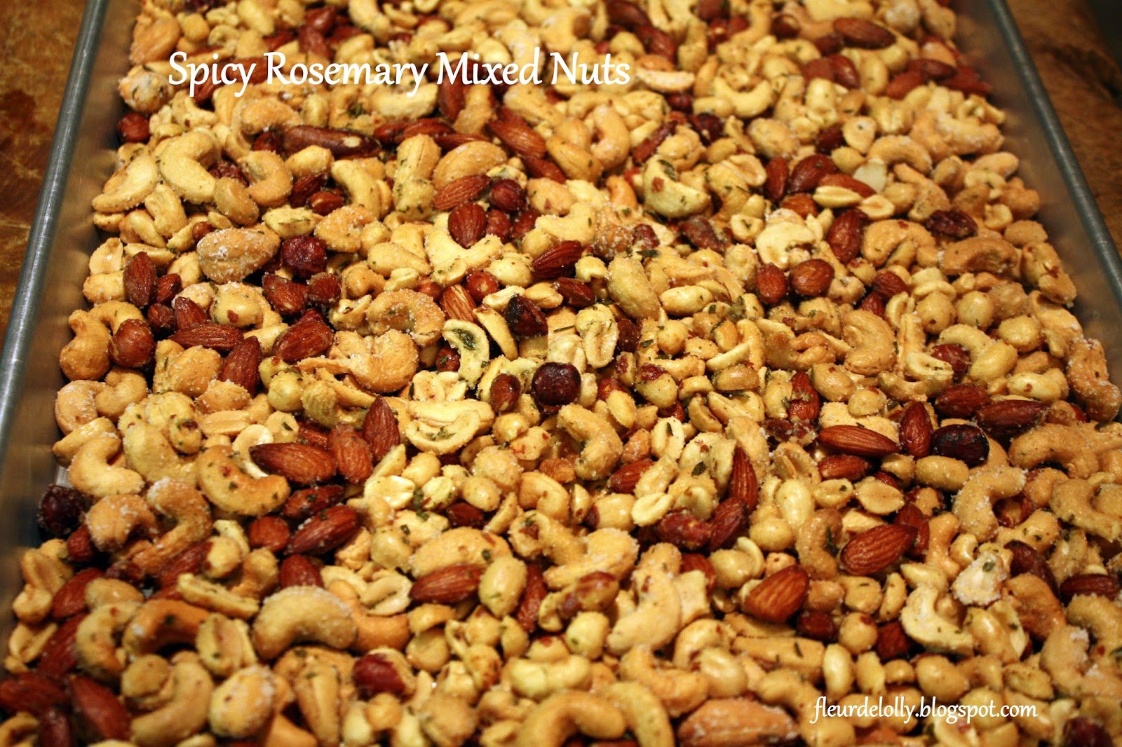 Fleur de Lolly Rosemary Spiced Mixed Nuts
