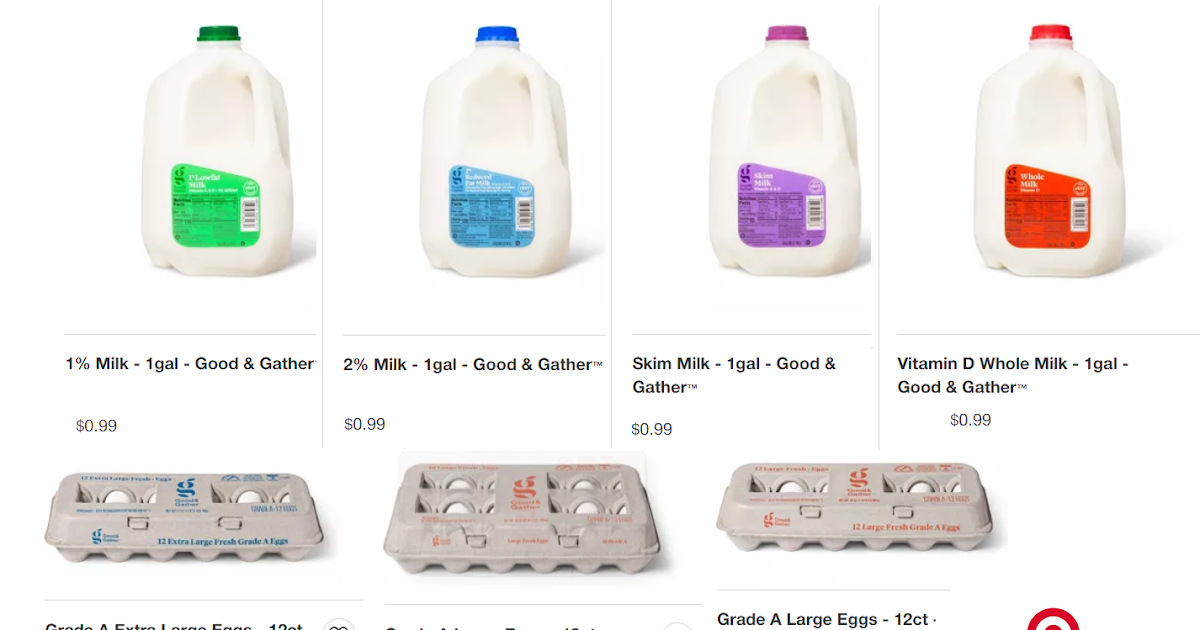Gallon of Milk Only 99 Cents, Dozen Eggs Only 65 Cents + Free Pickup at