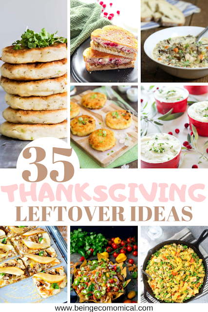 35 Thanksgiving Leftover Recipes | Thanksgiving Leftover Ideas - Ecomomical