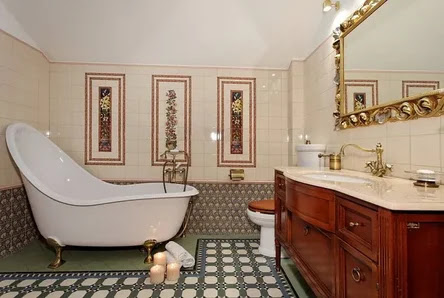 interior english style Bathroom