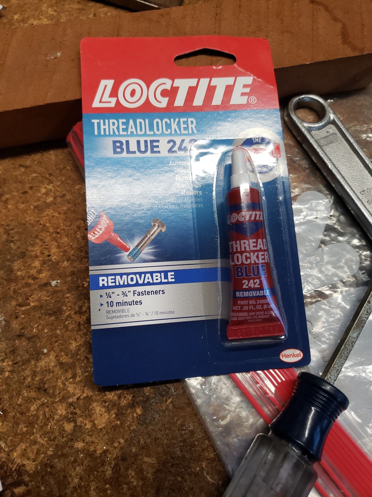 "Did you use Loctite on your bolts?"