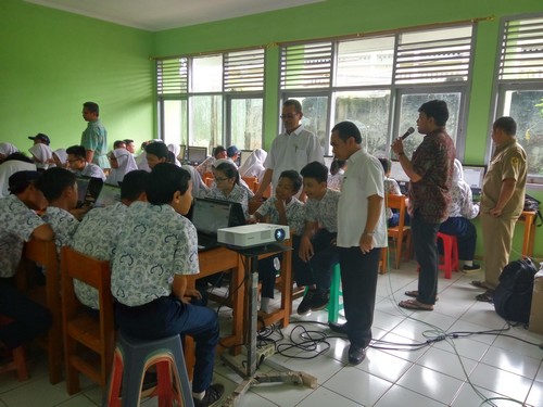 Smpn 1 Parung Laksanakan Simulasi Unbk Radar Nusantara News