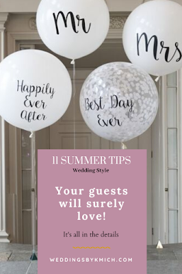 How to Turn Your Summer Wedding INTO a Success If your are planning a wedding for the summer then you should read this - wedding ideas blog - wedding planning guide - wedding tips - summer wedding tips - K'Mich Weddings + Events Philadelphia PA