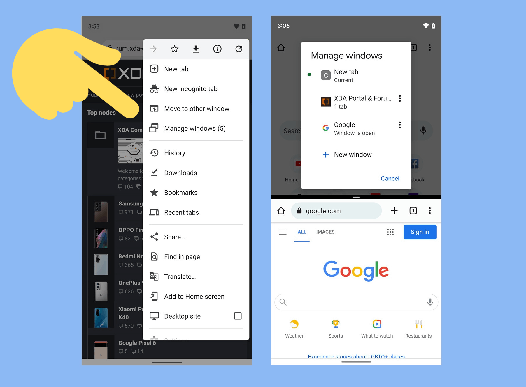 Android 12 will let you open multiple windows of Google Chrome just like on desktop