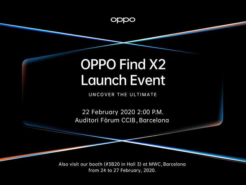 OPPO confirms Find X2 launch date