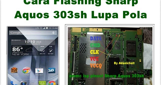 Cara Flashing Sharp Aquos 303sh Lupa Pola AdaniChell